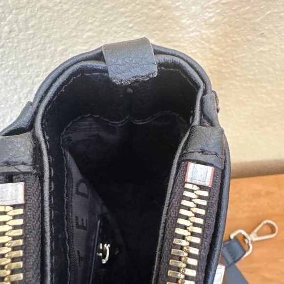 Ted Baker London black leather shoulder hand bag - Picture 8 of 12